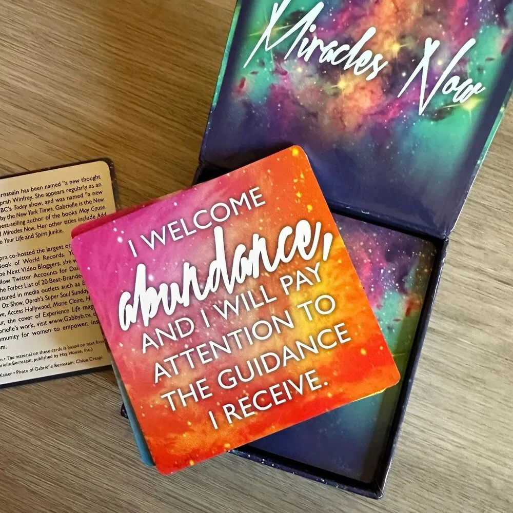 Miracles Now Affirmations Card Deck by Gabrielle Bernstein